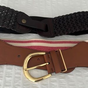 Bundle of two wide belts